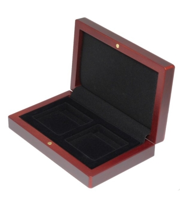 Etui na dwie monety w kapsułach quadrum