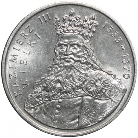 100 zł Kazimierz III Wielki, 1987, piękna, wyselekcjonowana