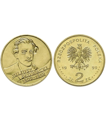 2 zł GN, Juliusz Słowacki (1809-1849), 150 rocznica śmierci