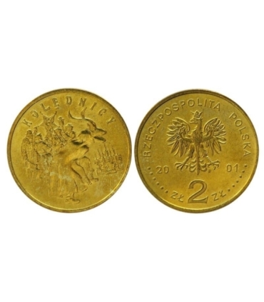 2 zł GN, Kolędnicy - monety okolicznościowe 2 zł gn 2001
