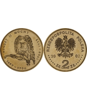 2 zł GN, August II Mocny (1697-1706, 1709-1733)