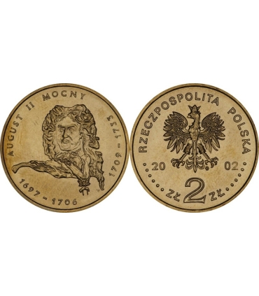 2 zł GN, August II Mocny (1697-1706, 1709-1733)