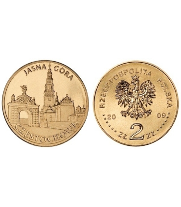 2 zł GN, Miasta w Polsce: Częstochowa – Jasna Góra, 2009
