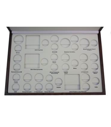 Kaseta do przechowywania monet srebrnych i 2zł GN z roku 2011