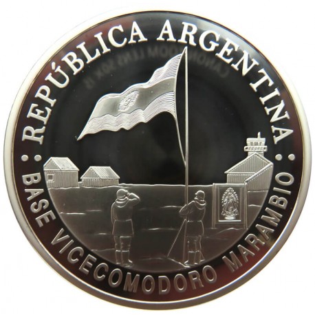 Argentyna, 5 Pesos 2007 Rok Polarny