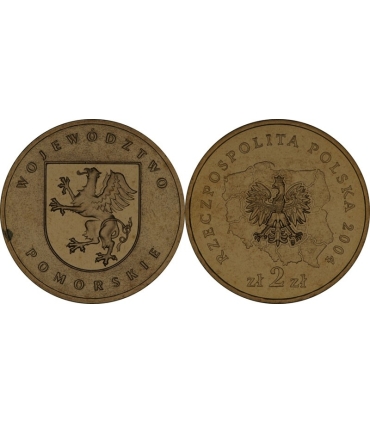 2 zł GN, Województwo pomorskie, 2004 - monety okolicznościowe 2 zł