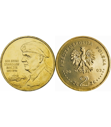 2 zł GN, Gen. broni Stanisław Maczek (1892-1994), 2003