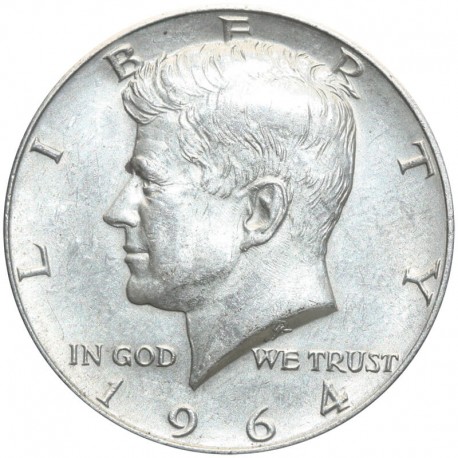 USA 1/2 dolara half dollar Kennedy 1964, stan 1-