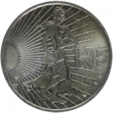 Francja 10 euro, 2009 Siewca, srebro Ag900