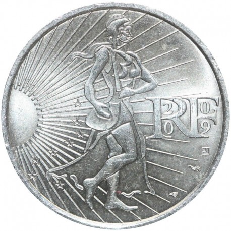 Francja 10 euro, 2009 Siewca, srebro Ag900