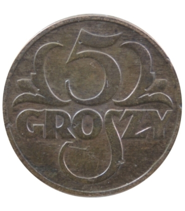 5 groszy 1923 rok, stan 3