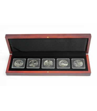 Etui na pięć monet w kapsułach quadrum