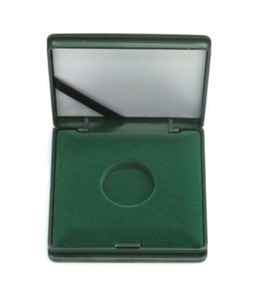 Oryginalne zielone etui NBP na pojedynczą monetę 100 zł w kapslu