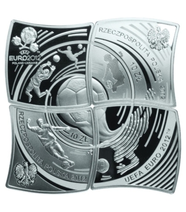4 x 10 zł Mistrzostwa Europy w Piłce Nożnej Polska Ukraina 2012