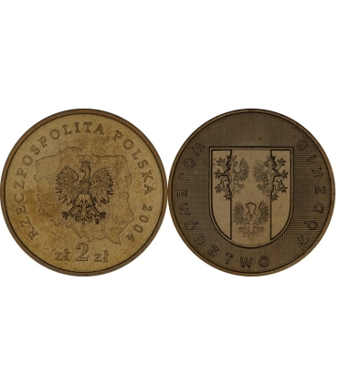 2 zł GN, Województwo Łódzkie monety okolicznościowe 2 zł