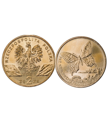 2 zł NG, Paź Królowej - monety okolicznościowe 2 zł gn 2001