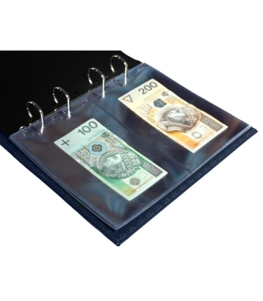 Album do banknotów OPTIMA GIGANT firmy Leuchtturm, ciemny błękit