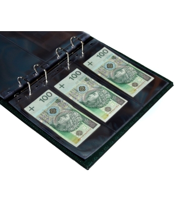 Album do banknotów OPTIMA GIGANT firmy Leuchtturm, zieleń