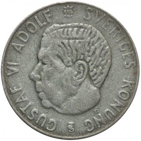 Szwecja 1 korona, srebro, 1956