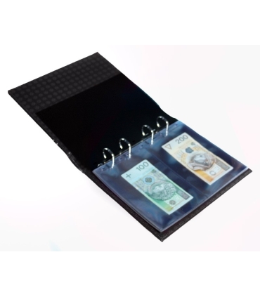 Album do banknotów OPTIMA firmy Leuchtturm, czarny