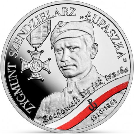 10 zł Zygmunt Szendzielarz „Łupaszka” - Wyklęci przez komunistów żołnierze niezłomni