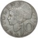 Austria, 10 szylingów 1958, srebro