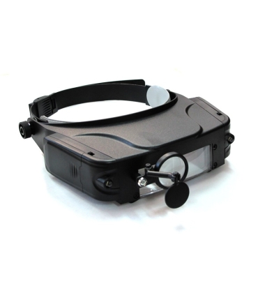 Lupa nagłowna (1.5x, 3x, 9.5x, 11x) z podświetleniem