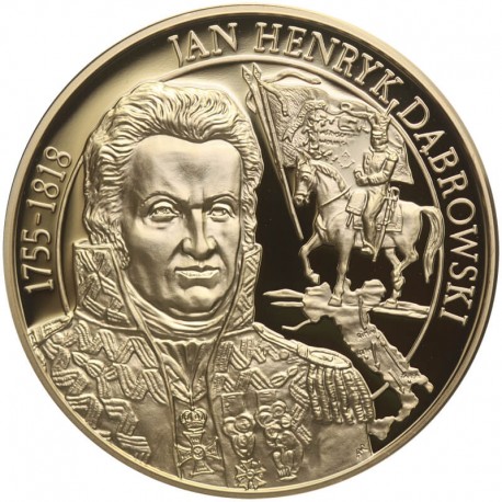 Medal, Wielcy Polacy, Jan Henryk Dąbrowski 1755 - 1818