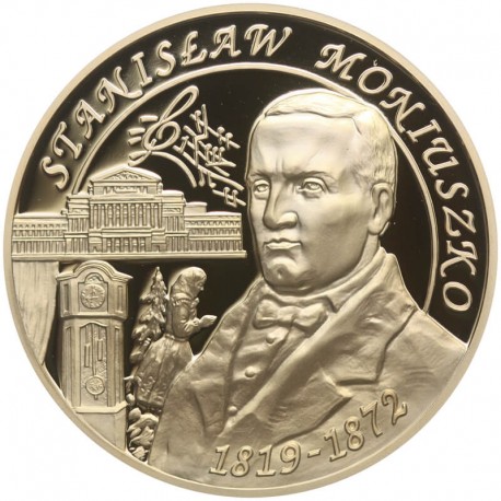 Medal, Wielcy Polacy, Stanisław Moniuszko 1819 - 1872