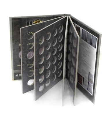 Album na 96 monet srebrnych 10 złotowych, EXCLUSIVE - SKÓRA