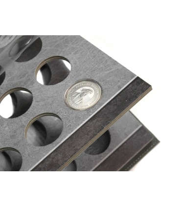 Album na 96 monet srebrnych 10 złotowych, EXCLUSIVE - SKÓRA