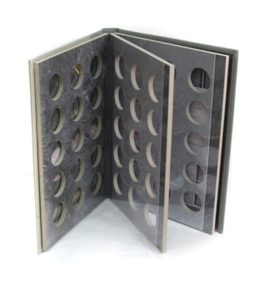 Album na 45 monet srebrnych 20 złotowych, skórzana oprawa