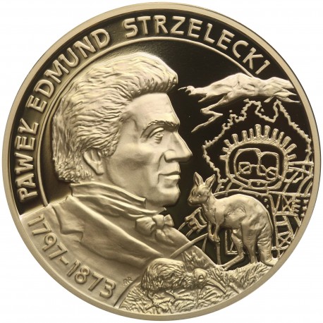 Medal, Wielcy Polacy, Paweł Edmund Strzelecki 1797- 1873