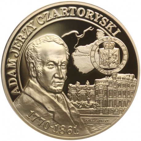 Medal, Wielcy Polacy, Adam Jerzy Czartoryski 1770 - 1861