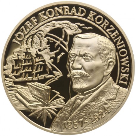 Medal, Wielcy Polacy, Józef Konrad Korzeniowski 1857 - 1924