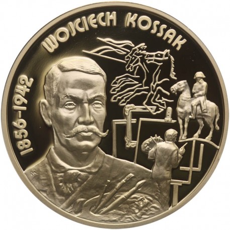 Medal, Wielcy Polacy, Wojciech Kossak 1856 - 1942