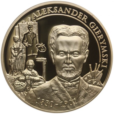 Medal, Wielcy Polacy, Aleksander Gierymski 1850 - 1901