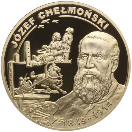 Medal, Wielcy Polacy, Józef Chełmoński 1849 - 1914