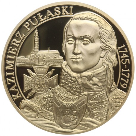 Medal, Wielcy Polacy, Kazimierz Pułaski 1745 -1779