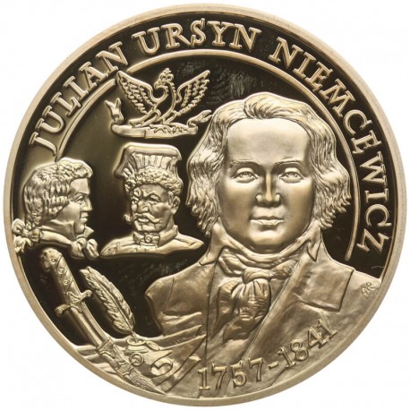 Medal, Wielcy Polacy, Julian Ursyn Niemcewicz 1757 - 1841