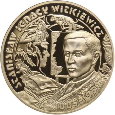 Medal, Wielcy Polacy, Stanisław Ignacy Witkiewicz 1885 - 1959