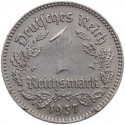 Niemcy - Trzecia Rzesza 1 reichsmarka, 1937, A