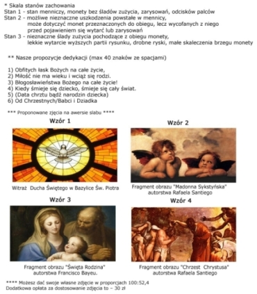 10000 zł, Jan Paweł II, 25 lat pontyfikatu, Pamiątka Komunii Św.