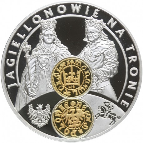 Medal,1000 lat pieniądza Polskiego, Jagiellonowie na tronie