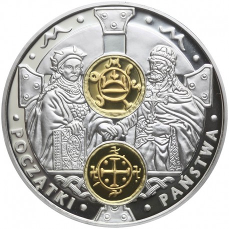 Medal,1000 lat pieniądza Polskiego, Początki Państwa