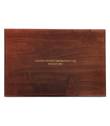 Kaseta do przechowywania monet srebrnych i 2zł GN z roku 2001