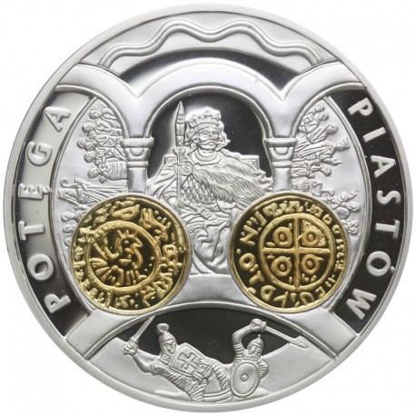 Medal,1000 lat pieniądza Polskiego, Potęga Piastów