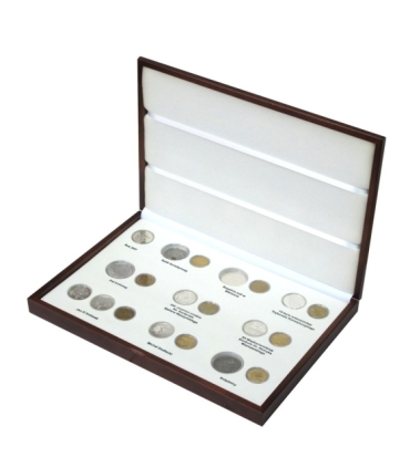 Kaseta do przechowywania monet srebrnych i 2zł GN z roku 2001