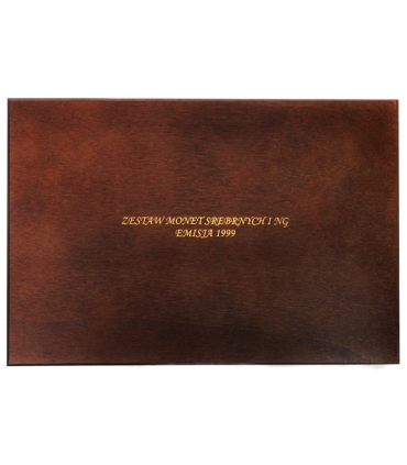 Kaseta do przechowywania monet srebrnych i 2zł GN z roku 1999