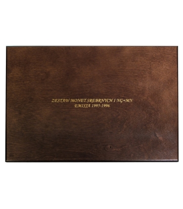 Kaseta do przechowywania monet srebrnych i 2zł GN z lat 1995-96